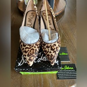 Sam Edelman Dori Leopard Kitten Heel Pump